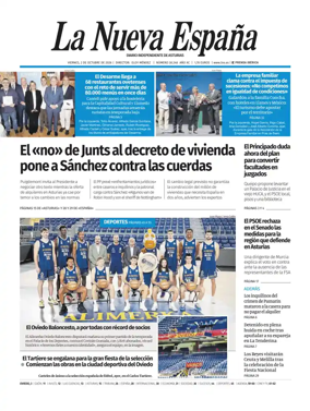 Cover of La Nueva Espana (Oviedo)