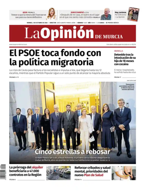 Cover of La Opinion de Murcia