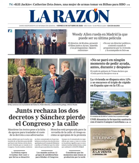 Cover of La Razon (Madrid)