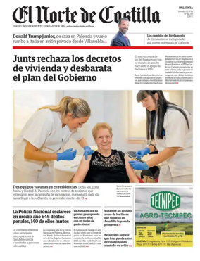 Cover of Norte de Castilla (Palencia)
