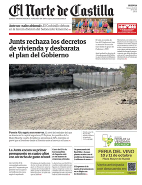 Cover of Norte de Castilla (Segovia)