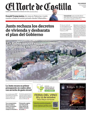 Cover of Norte de Castilla (Valladolid)