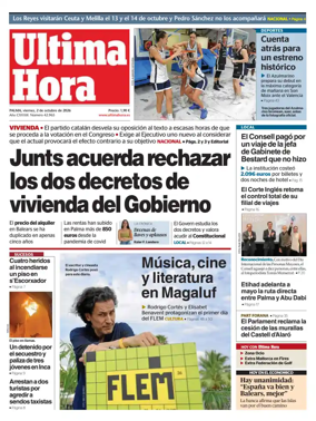 Cover of Ultima Hora