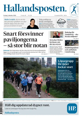 Cover of Hallandsposten