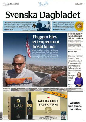 Cover of Svenska Dagbladet