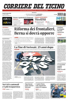 Cover of Corriere del Ticino