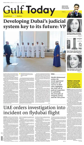 Cover of Gulf Today