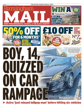 Cover of Birmingham Mail