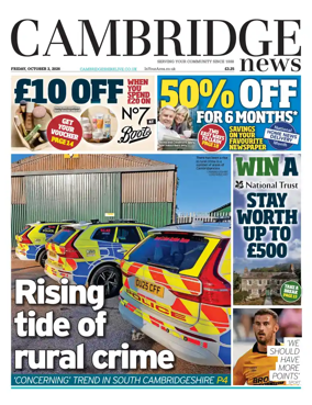 Cover of Cambridge News