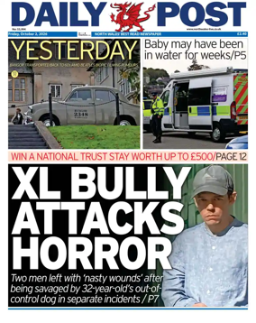 Cover of Daily Post (North Wales)