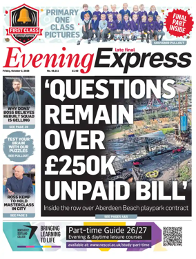 Cover of Evening Express