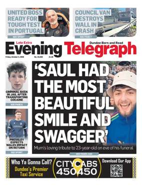 Cover of Evening Telegraph (First Edition)
