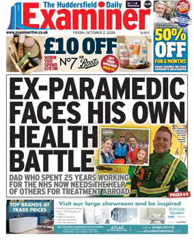 Cover of Huddersfield Daily Examiner