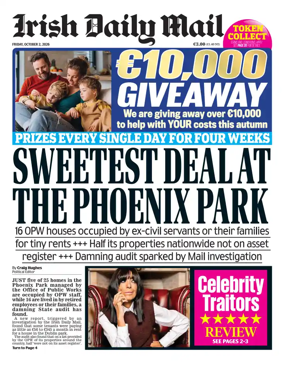 Cover of Irish Daily Mail