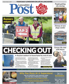 Cover of Lancashire Evening Post