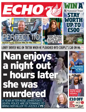 Cover of Liverpool Echo
