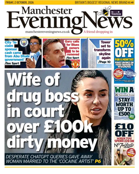 Cover of Manchester Evening News