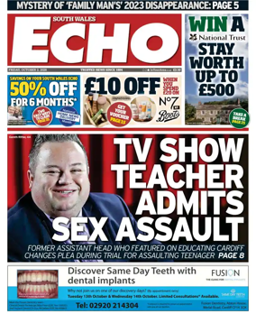 Cover of South Wales Echo