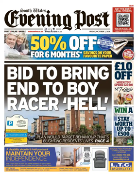 Cover of South Wales Evening Post