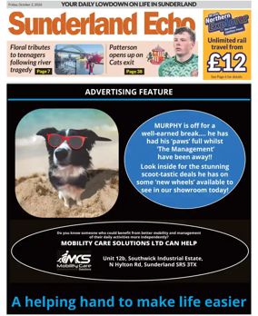 Cover of Sunderland Echo