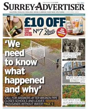 Cover of Surrey Advertiser