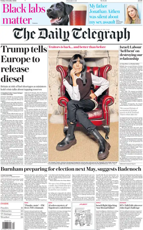 Cover of The Daily Telegraph