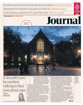 Cover of The Guardian e-paper Journal