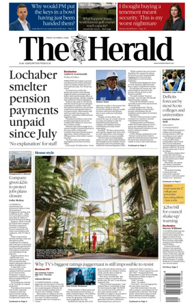 Cover of The Herald (Scotland)