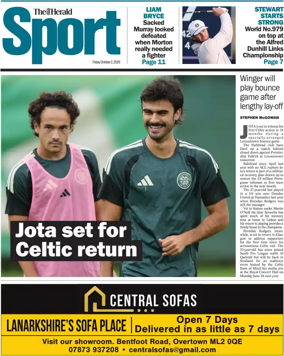 Cover of Herald Sport