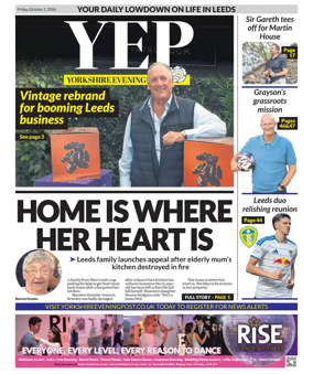 Cover of Yorkshire Evening Post