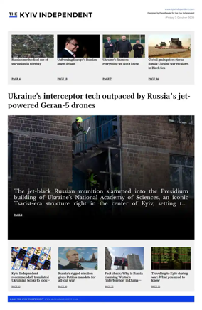 Cover of The Kyiv Independent