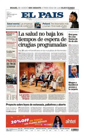 Cover of El Pais (Uruguay)