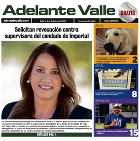 Cover of Adelante Valle