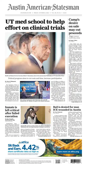 Cover of Austin American-Statesman