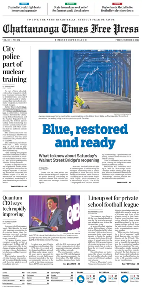 Cover of Chattanooga Times Free Press
