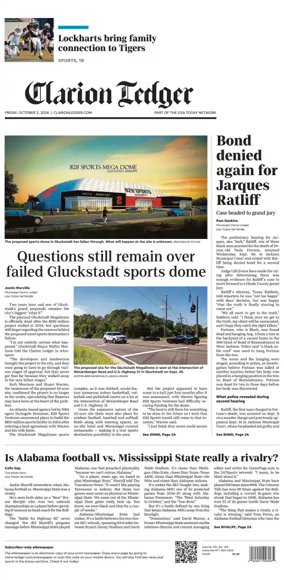 Cover of Clarion Ledger