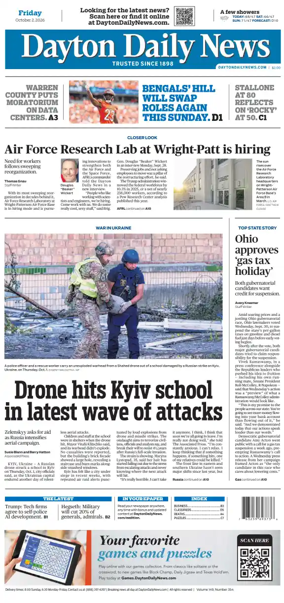 Cover of Dayton Daily News