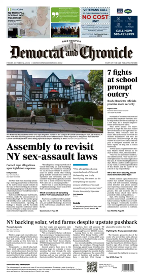 Cover of Democrat and Chronicle
