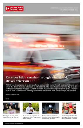 Cover of East Idaho News