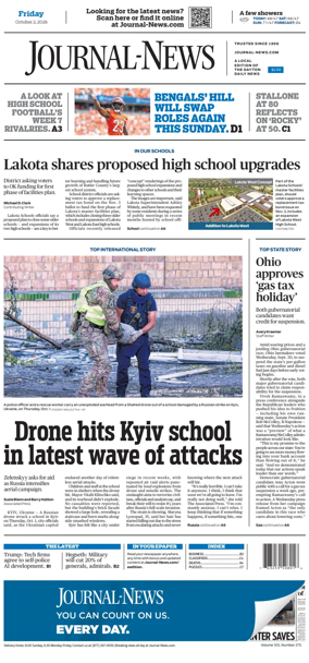 Cover of Hamilton Journal News