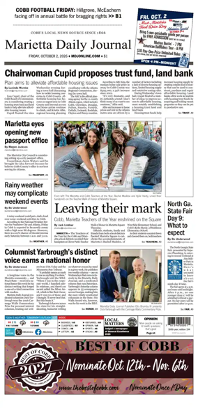 Cover of Marietta Daily Journal