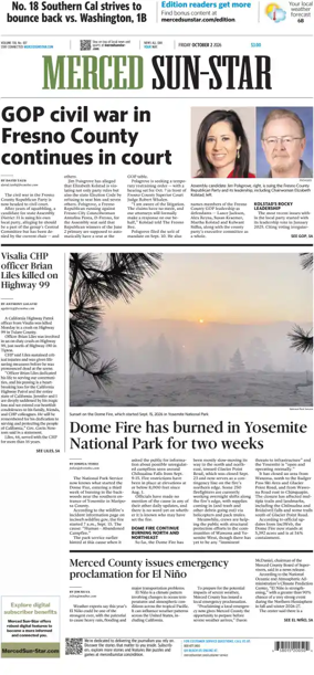 Cover of Merced Sun-Star