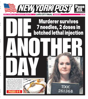Cover of New York Post