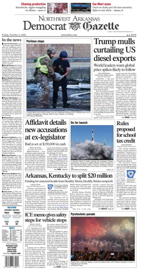 Cover of Northwest Arkansas Democrat-Gazette