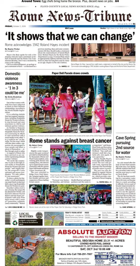Cover of Rome News-Tribune