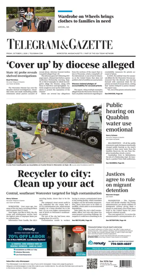 Cover of Telegram & Gazette