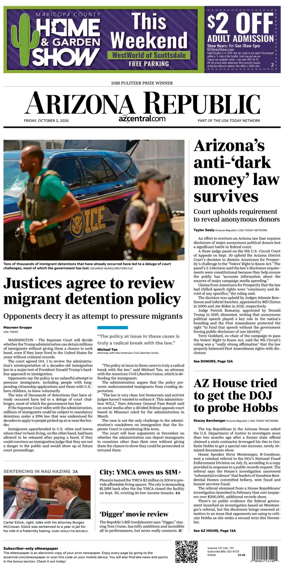 Cover of The Arizona Republic