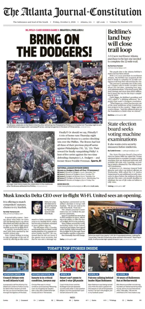 Cover of The Atlanta Journal-Constitution
