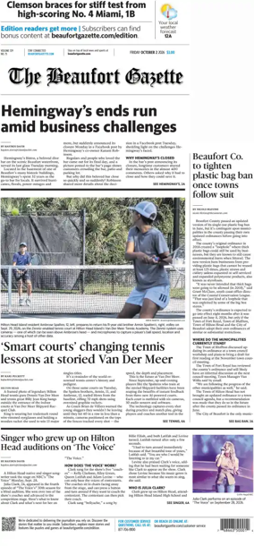 Cover of The Beaufort Gazette