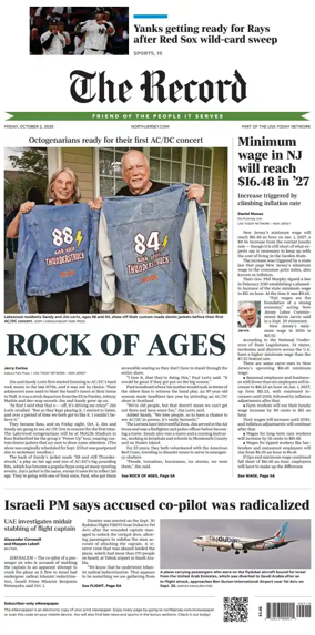 Cover of The Bergen Record